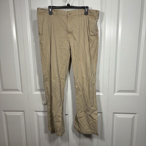 Old Navy Pants 40x32 Loose Fit Khaki Beige Chino Casual Workwear Relaxed Men - Picture 1 of 9